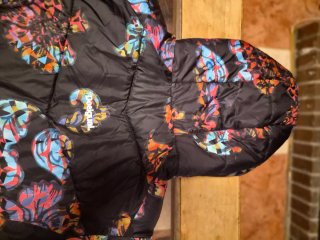 Chaqueta Desigual Talla L Negra Multicolor