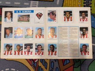 Álbum Fútbol liga 79-80 Cromo crom