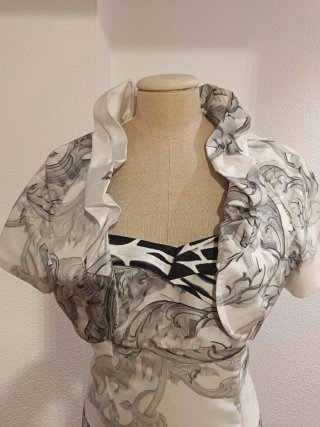 Conjunto Vestido y Chaqueta Estampado