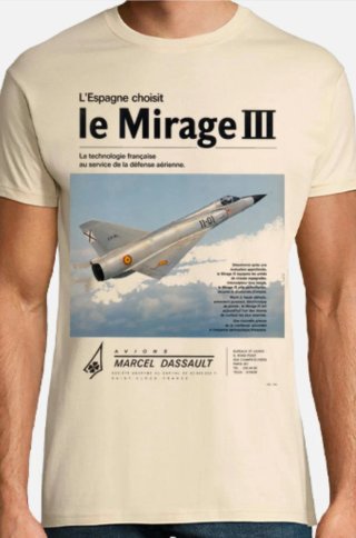 Camiseta Le Mirage III Marcel Dassault