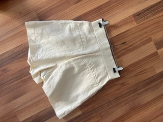 Bermudas Zara Lino Beige Talla XS