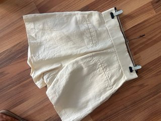 Bermudas Zara Lino Beige Talla XS