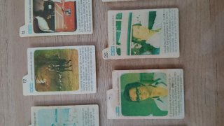 Lote 9 cromos antiguos Cropan El Santo