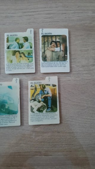 Lote 9 cromos antiguos Cropan El Santo
