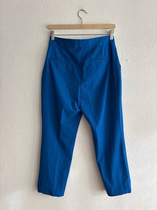 Pantalón Zara Pesquero Azul Klein Talla 36
