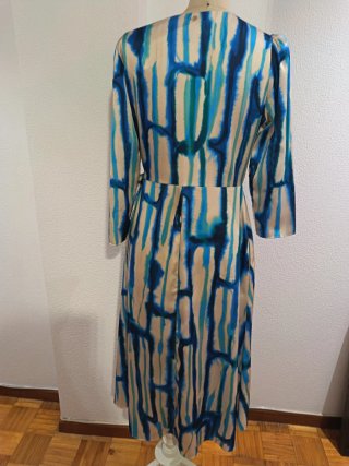 Vestido midi estampado
