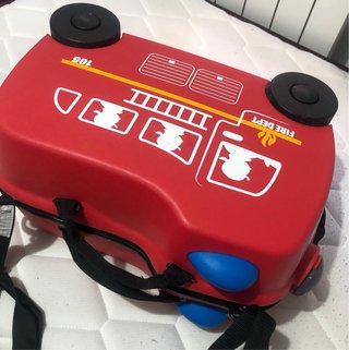 Maleta Infantil Bomberos Roja