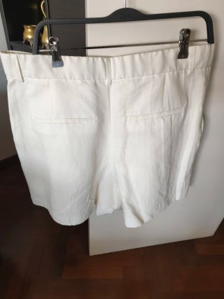 Camisa Lino Zara Mujer y short a juego LINO