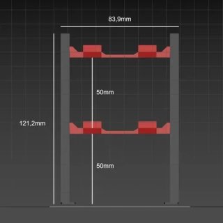 Elevadores para coches 1/43 y 1/64