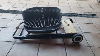 Barbacoa Plegable Negra y Verde
