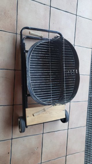 Barbacoa Plegable Negra y Verde