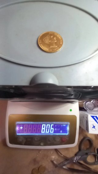 Moneda de Oro 25 Pesetas España
