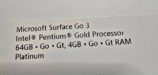 Microsoft Surface Go 3