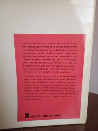 La España imperial, 1496-1716. J.H.Elliot