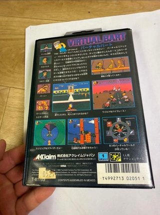 Virtual Bart Sega Megadrive