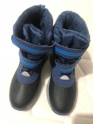 Botas Nieve Niño Talla 35 Azul/Negro Decathlon