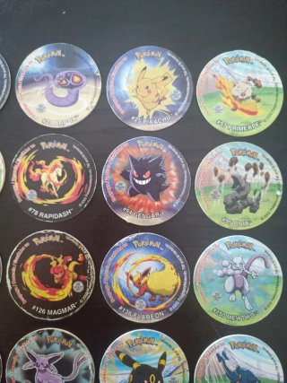 Tazos Pokémon league 1 com sticker