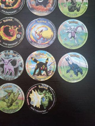 Tazos Pokémon league 1 com sticker