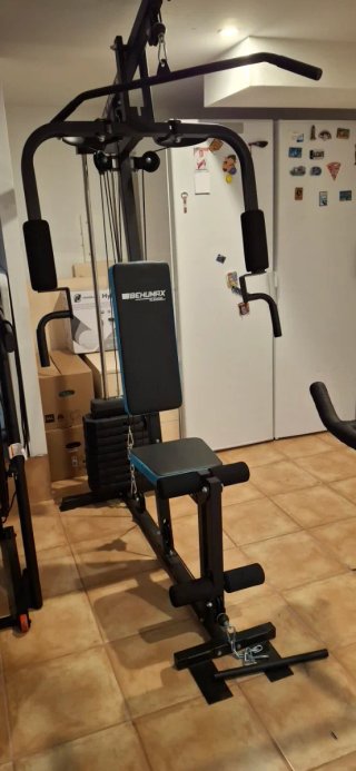 Multigym 300 con banco y pesas