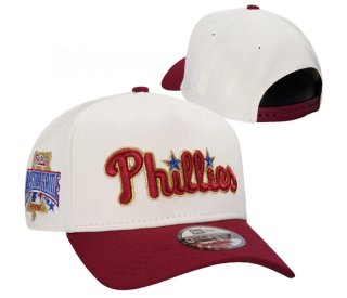 Gorra New Era Phillies Roja y Blanca
