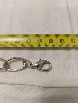 Collana a catena con pietra e perline