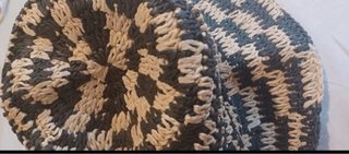 Sombrero Zara Beige y Negro