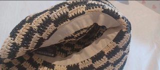 Sombrero Zara Beige y Negro