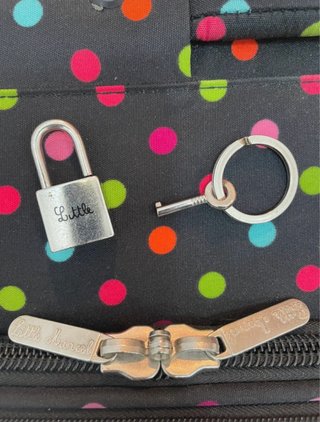 Maleta Little Marcel puntos multicolor