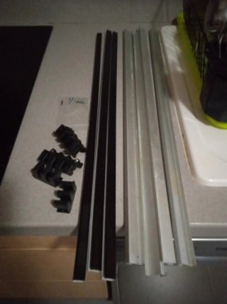 Rejilla horno negro y plata