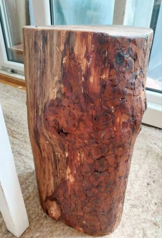 Tronco mesita  madera