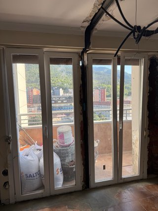 Ventanas balconeras PVC con doble cristal