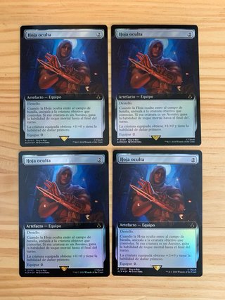 Playset Hoja Oculta Magic The Gathering