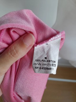 Camiseta tirantes rosa