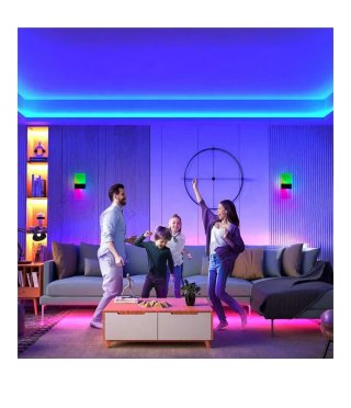 Pack 2 Apliques LED RGB Recargables + Mandos