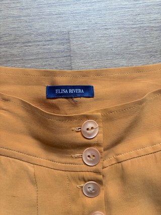 Pantalón ancho/palazzo mujer T38-Elisa Rivera