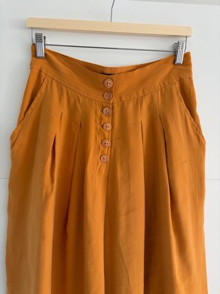 Pantalón ancho/palazzo mujer T38-Elisa Rivera