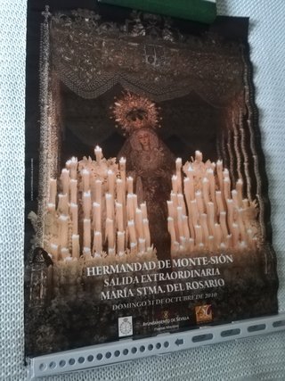 Cartel Salida Extraordinaria Hdad. Monte-Sion 2010