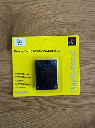 Memory Card Sony PS2 8MB Negra