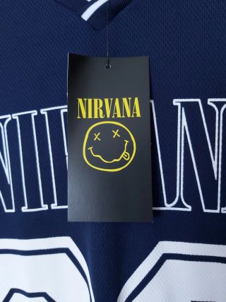Nirvana camiseta año 93 Azul Talla L oversize