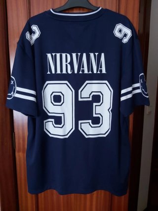Nirvana camiseta año 93 Azul Talla L oversize