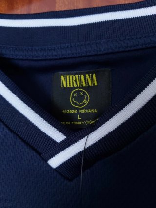 Nirvana camiseta año 93 Azul Talla L oversize
