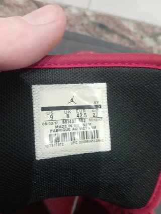 Zapatillas Jordan Rojas