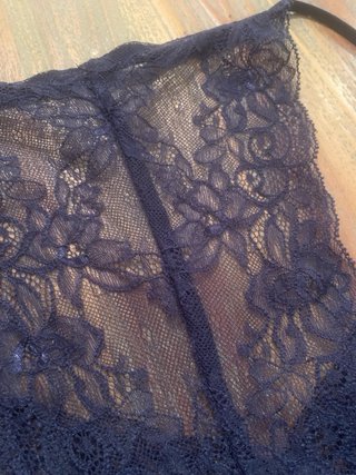 Top lencero Mango azul Talla S