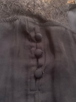 Top lencero Mango azul Talla S