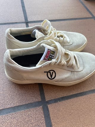 Tenis Vans Beige Talla 40 Poco Uso