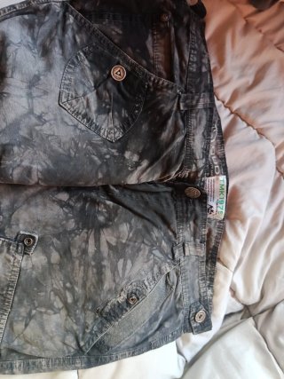 Pantalones cargo hombre tie-dye