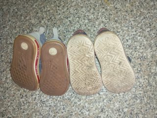 Scarpe bimbo/a sneakers tela e camoscio
