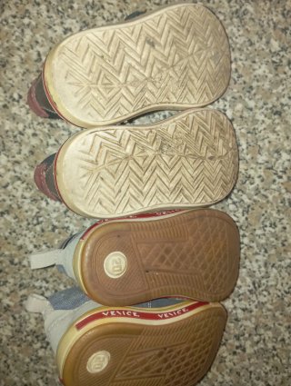 Scarpe bimbo/a sneakers tela e camoscio