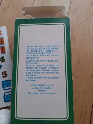 Avon Vintage El Futbolista Champú Niños