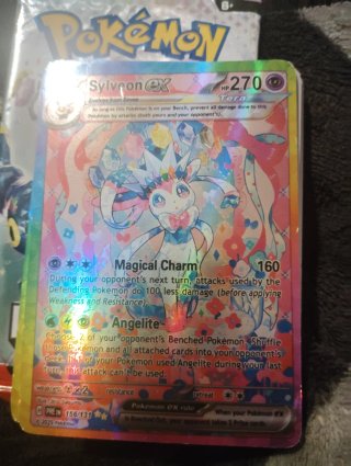 Carta Pokémon Sylveon EX 270 HP Tera